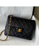 Chanel Lambskin Square Mini Flap Bag AS2308 Black 2021