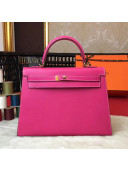 Hermes Kelly 32cm  Original Epsom Leather Bag Rosy