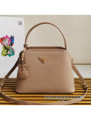 Prada Medium Saffiano Leather Prada Matinee Bag 1BA282 Nude 2020