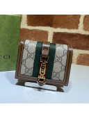 Gucci Jackie 1961 GG Canvas Card Case Wallet 645536 2021