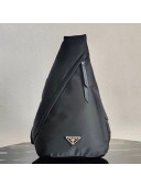 Prada Re-Nylon Messenger and Leather Backpack 2VZ092 Black 2021