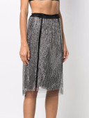 Prada Crystal Skirt PS22021702 Black 2022