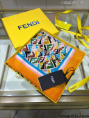 Fendi Cashmere Square Scarf 100x100cm FS813 Orange 2021