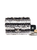 Chanel Sequins Flap Bag AS0195 Silver/Black 2019