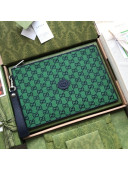 Gucci GG Multicolour Canvas Pouch 657581 Green 2021