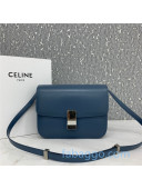 Celine Medium Classic Bag in Box Calfskin 8007 Dark Blue 2020 (Top quality)