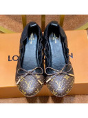 Louis Vuitton Studde Monogram Canvas and Leather Flat Ballerinas  2019