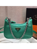 Prada Re-Edition Nylon Mini Shoulder Bag 1TT122 Green 2021