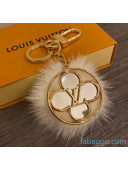 Louis Vuitton Key Holder and Bag Charm HY02 White 2020