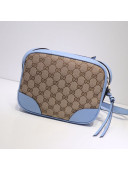 Gucci GG Canvas Camera Bag 387360 Blue 2021