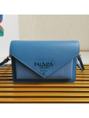 Prada Saffiano Leather Mini Bag 1BP020 Royal Blue 2020