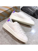 Golden Goose Purestar White Calfskin Sneaker Purple 2021  