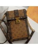 Louis Vuitton Trunk Vertical Chain Shoulder Bag Monogram Reverse Canvas M67873 2019