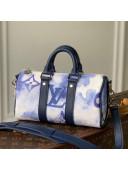 Louis Vuitton Keepall XS Bag in Monogram Watercolor Canvas M45761 Blue 2021