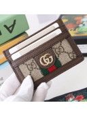 Gucci GG Web Canvas Ophidia Card Case ‎523159  