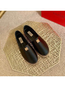 Valentino Roman Stud Espadrilles Black 2021