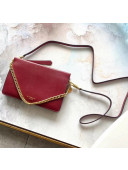 Givenchy Cross 3 Goat Skin Shoulder Bag Red