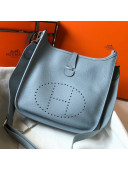 Hermes Evelyne Bag 29cm in Togo Calfskin Flax Blue 2021