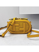 Fendi Mini Camera Bag in Yellow Leather and Suede 2021 8525 