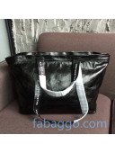 Balenciaga Small Logo Handle Shopping Tote Bag Black/White 2020