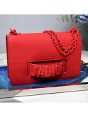 Dior J'Adior Ultra Matte Flap Bag Red 2019