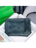 Bottega Veneta Woven Zipped Pouch Green 2021