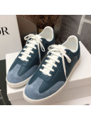 Dior Homme B01 Calfskin Suede Sneakers Blue 2021 14