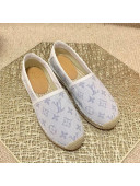 Louis Vuitton Monogram Denim Espadrilles White 2021 07