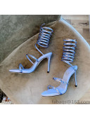 Rene Caovilla Jewel Sandals with STILETTO HEEL SUPERCLEO 9.5cm Blue 2022