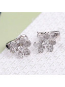 Van Cleef & Arpels Frivole Crystal Earrings Silver 06 2020