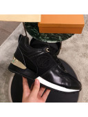 Louis Vuitton Run Away Sneaker 1A4XNL Black 2019(For Men and Women)