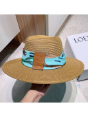 Loewe Straw Bucket Hat Khaki 2021 09