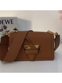 Loewe Barcelona Medium Bag in Grained Calfskin Brown 2021