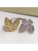 Van Cleef & Arpels Butterfly Ring 13  Yellow/Silver 2020