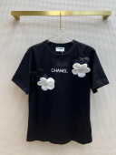 Chanel Cotton T-Shirt Black 2022 031249