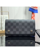 Louis Vuitton Kasai Damier Graphite Canvas Clutch N58080 2019