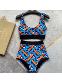 Burberry TB Swimwear BS38 Blue/Orange 2021