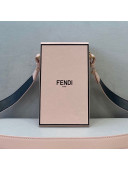 Fendi Wood and Leather Vertical Box Mini Bag Pink 2021