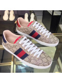 Gucci GG Calfskin and Snakeskin Back Sneakers 2019 (For Women and Men)