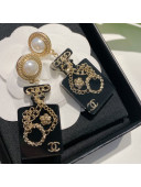 Chanel Bottle Earrings Black 2021 082516