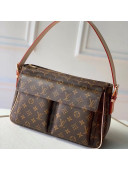 Louis Vuitton Vintage Monogram Canvas Large Shoulder Bag M45468 2020