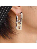 Balenciaga B Earrings Silver 2021 100844