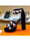 Hermes Suede Aretha Sandal Black 2020