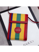 Gucci Baiadera Stripe Canvas Vertical Mini Bag 625603 Multicolor 2020