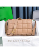 Bottega Veneta Padded Cassette Medium Crossbody Messenger Bag Nude 2020