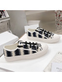 Dior Walk'n'Dior Sneakers in Black D-Stripes Embroidered Cotton 2021