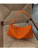 Celine Medium Romy Hobo Bag in Supple Calfskin Pop Orange 2021