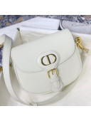 Dior Small Bobby Calfskin Shoulder Bag White 2020