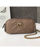 Gucci GG Marmont Mini Chain Bag 546581 Beige 2019