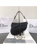 Dior Mini Saddle Bag in Black Calfskin 2018